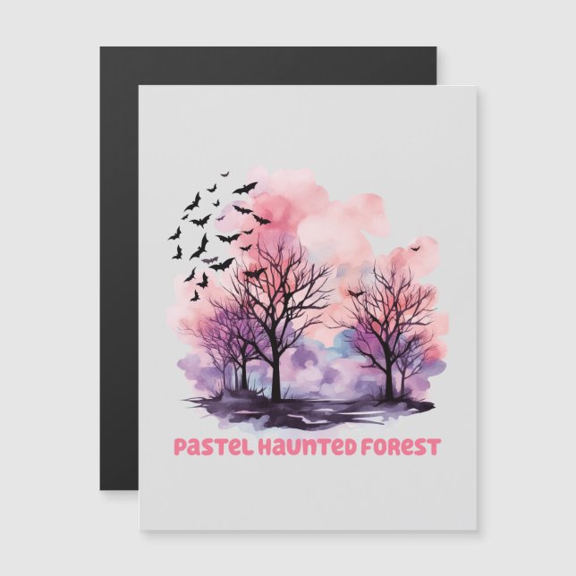 Pastel Haunted Forest – Spooky-Cute Pastel Purple (Front/Back)