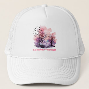 Pastel Haunted Forest Trucker Hat