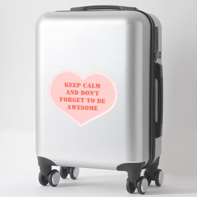 Pastel Hearts Pattern (Suitcase)