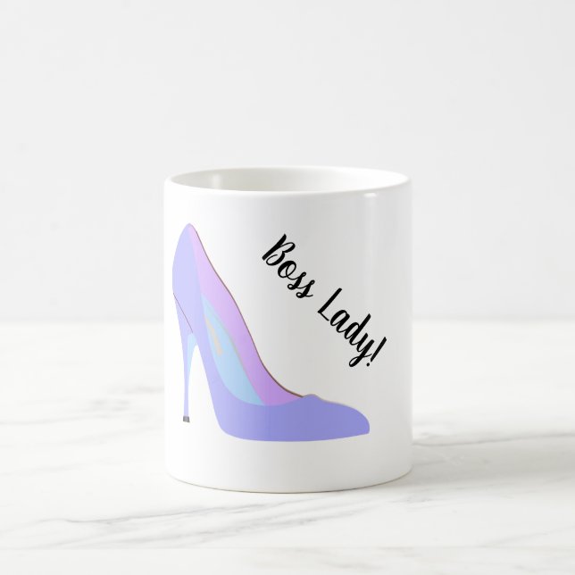 Pastel High Heels For Boss Female Lady Shoes Coffee Mug (Center)
