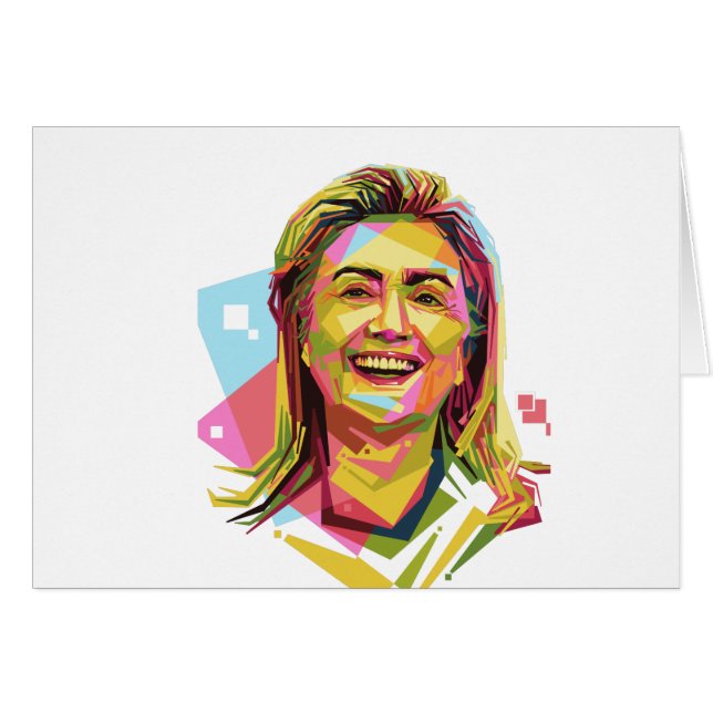 pastel Hillary Clinton (Front Horizontal)
