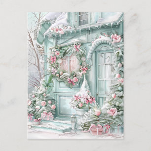 Pastel Holiday Postcard