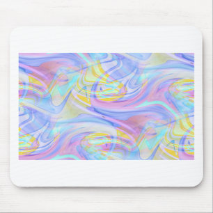 pastel hologram mouse mat