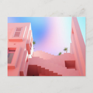 Pastel House Postcard