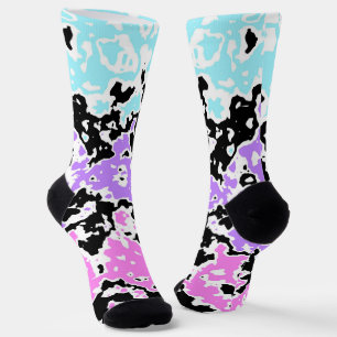 Pastel Inkblot 2 Phone Ring Stand Socks