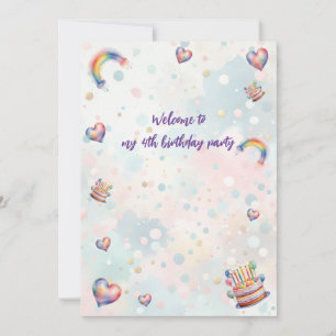 Pastel Invitation