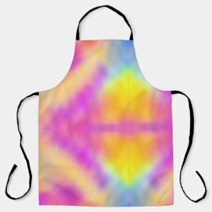 Pastel Iridescent Colourful Gradient Design Apron
