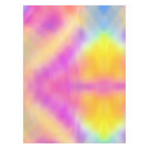 Pastel Iridescent Colourful Gradient Design Tablecloth