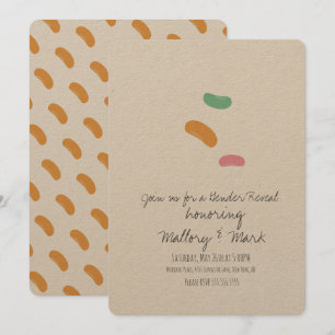 Pastel Jelly Candy Gender Reveal Invitation