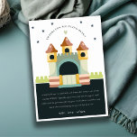 Pastel Jumping Castle Jump & Play Kids Birthday Thank You Card<br><div class="desc">A Cute Pastel Jumping Castle Collection.- it's an Elegant Simple soft sketchy Illustration of cute gender neutral Jumping Castle, perfect for your little ones fun jump & play party. It’s very easy to customise, with your personal details. If you need any other matching product or customisation, kindly message via Zazzle....</div>