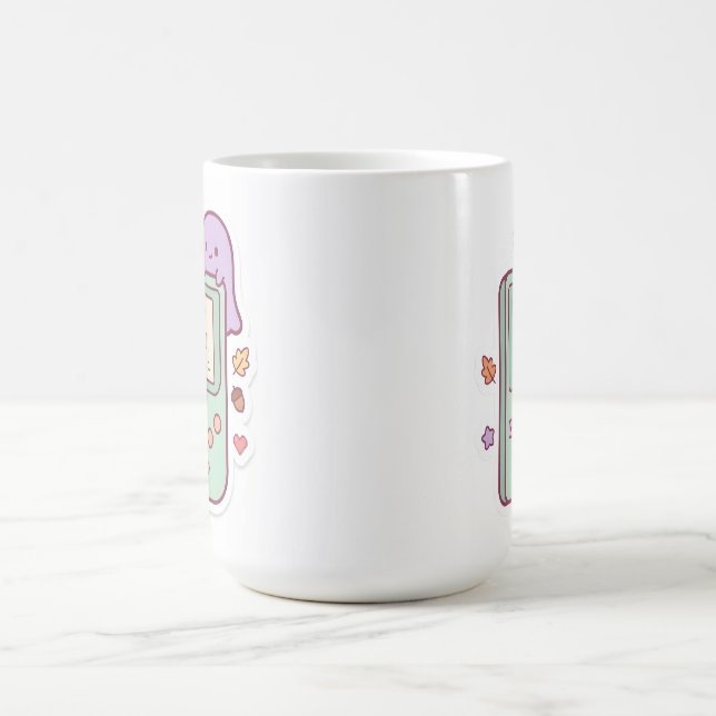 Pastel Kawaii Ghost Gamer Console Mug (Center)