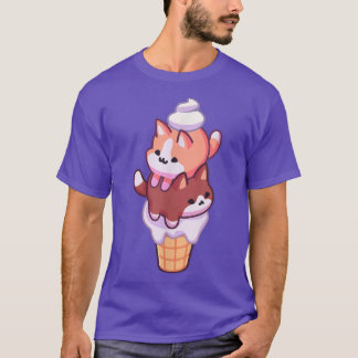 Pastel Kawaii Ice Cream Kittens  T-Shirt
