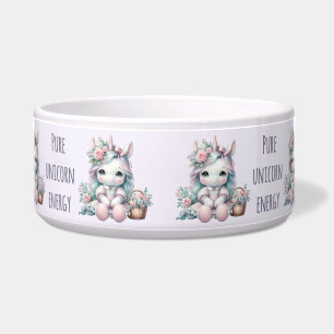 Pastel Kawaii Unicorn Doll with Flower Basket