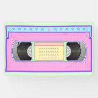 Pastel kawaii VHS vaporwave pixel art
