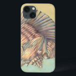 Pastel Large Conch Shell iPhone 13 Case<br><div class="desc">Get this unique multi-colored large Conch seashell image on your next product. This amazing,  cocoa background these two unique seashells. Take the beach with you everywhere you go and imagine the soft ocean breeze.</div>