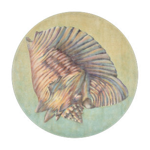 Pastel Large Conch Shell Cutting Board