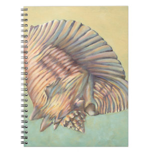 Pastel Large Conch Shell Notebook