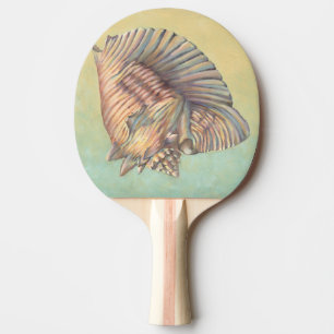 Pastel Large Conch Shell Ping Pong Paddle