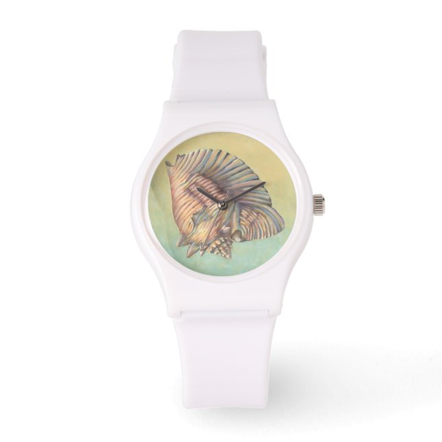 Pastel Large Conch Shell Watch (Front)