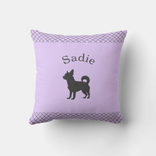 Pastel Lavender Chihuahua   Personalized Matching Cushion