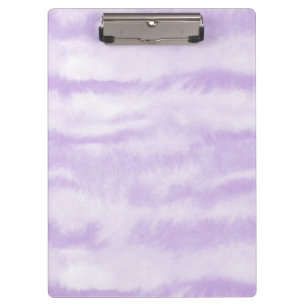 Pastel Lavender Tie-Dye Watercolor Effect Clipboard
