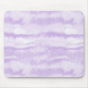 Pastel Lavender Tie-Dye Watercolor Effect Mouse Mat