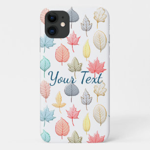 Pastel Leaves iPhone 11 Case