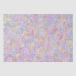 Pastel Leaves Marbled Print Tissue Paper