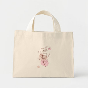 Pastel Leaves Tote Bag