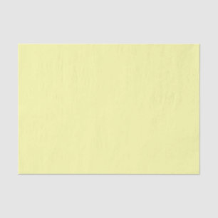Pastel Lemon Yellow Tissue Paper