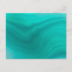 Pastel Light Turquoise Nature Abstract Postcard