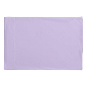 Pastel Lilac Purple Solid Color Pairs to 2023 COTY Pillowcase