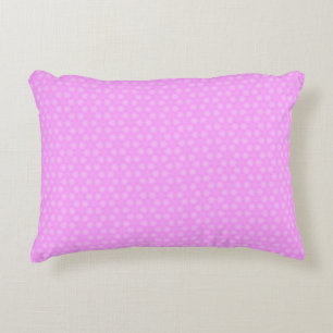 Pastel Lilac Purple White Star Repeating Pattern Decorative Cushion