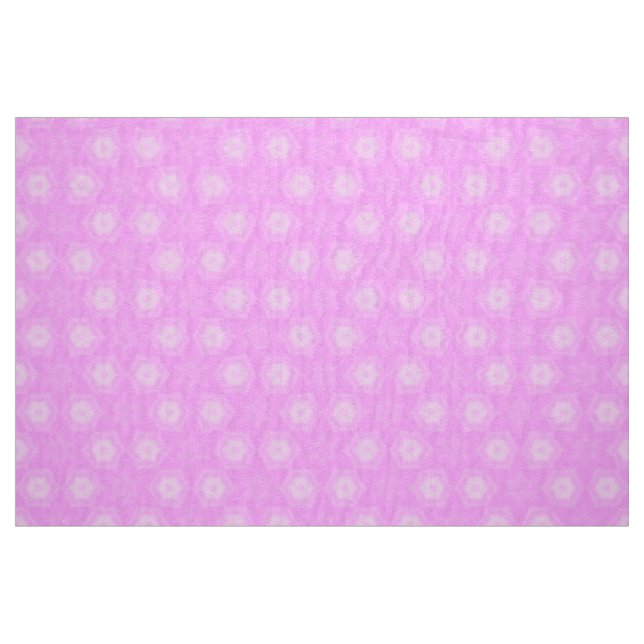 Pastel Lilac Purple White Star Repeating Pattern Fabric (Fat Quarter)