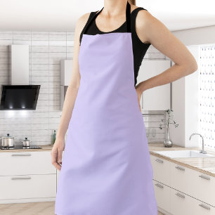 Pastel Lilac Solid Colour   Classic   Elegant Apron
