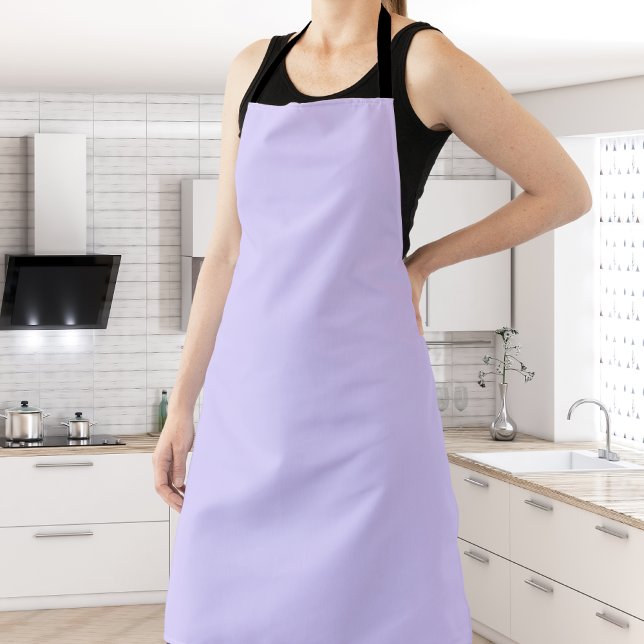 Pastel Lilac Solid Colour | Classic | Elegant Apron (Creator Uploaded)