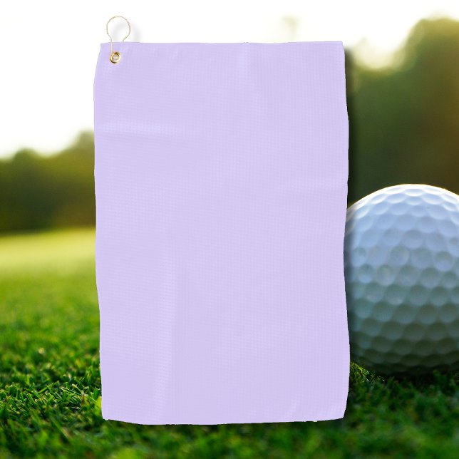 Pastel Lilac Solid Colour | Classic | Elegant Golf Towel (Creator Uploaded)