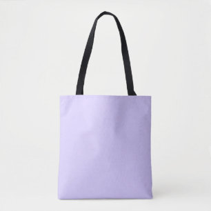 Pastel Lilac Solid Colour Classic Elegant Tote Bag