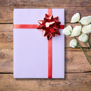 Pastel Lilac Solid Colour Classic Elegant Wrapping Paper