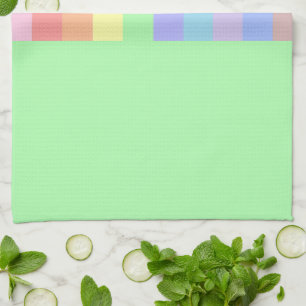 Pastel Lime Green Tea Towel