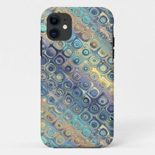 Pastel Liquid Dots Abstract Pattern Case-Mate iPho iPhone 11 Case