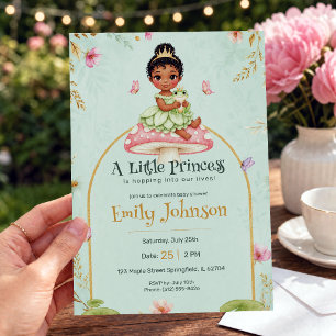 Pastel Little Princess Baby Shower Invite