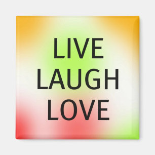 Pastel Live, Laugh, Love Magnet