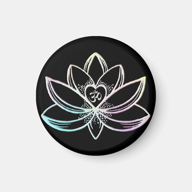 Pastel Lotus  Magnet (Front)