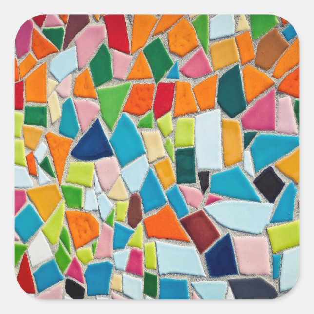 Pastel Love  Square Sticker (Front)