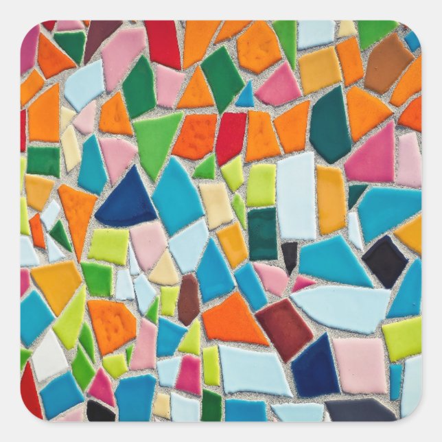 Pastel Love  Square Sticker (Front)