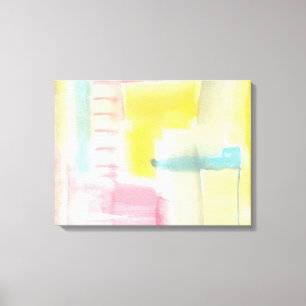 Pastel Luxe I Canvas Print