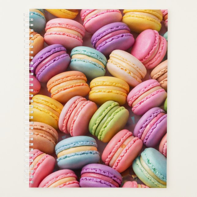Pastel Macarons Planner Cover  (Front)