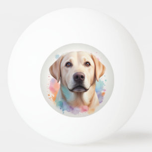 Pastel Magical Labrador Retriever Artwork Ping Pong Ball