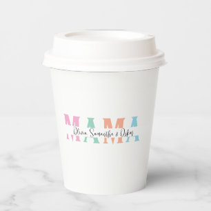 Pastel MAMA Personalised Paper Cup – Mother’s Day